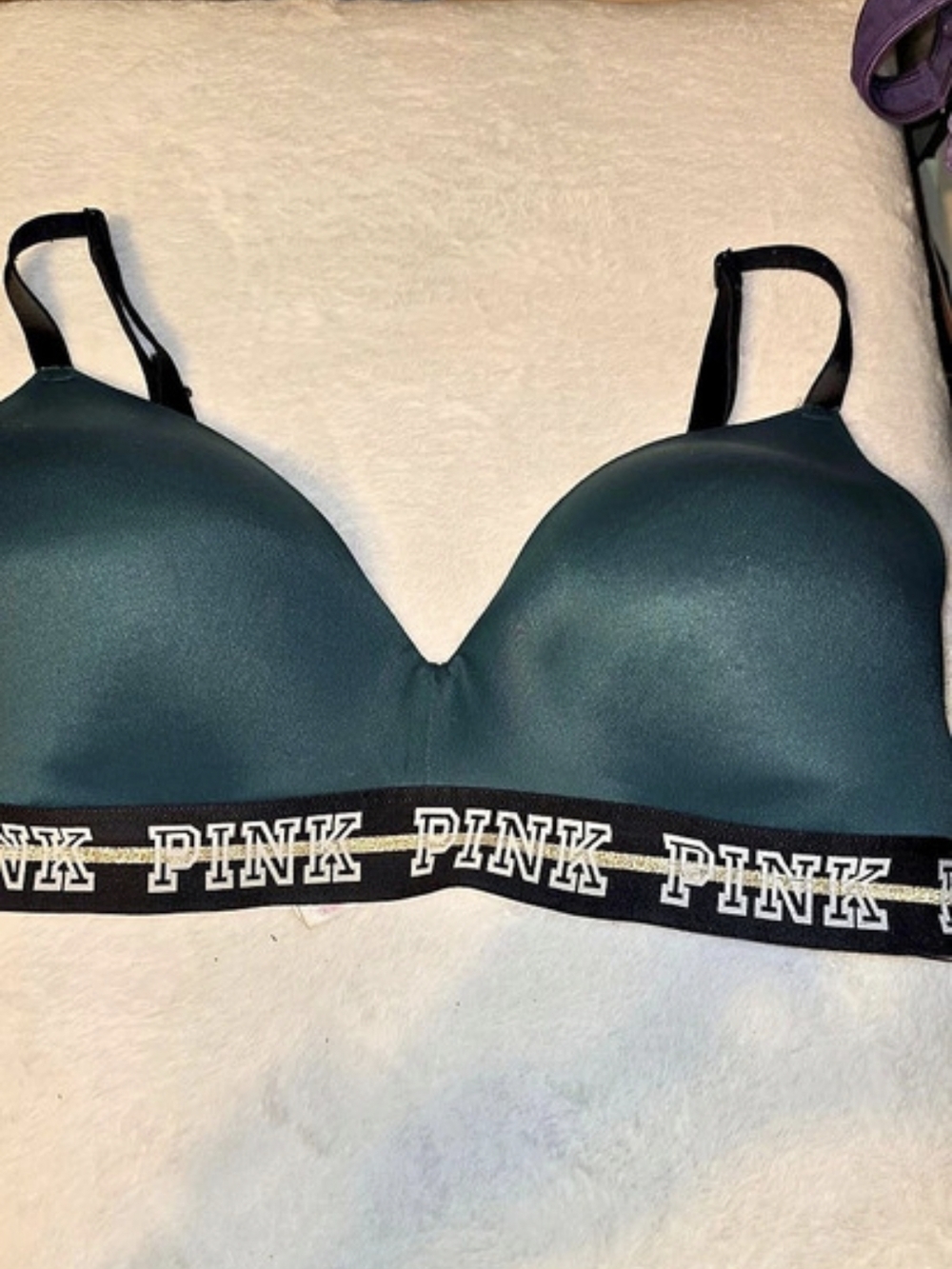 Victoria's Secret PINK Green & Pink Bra
